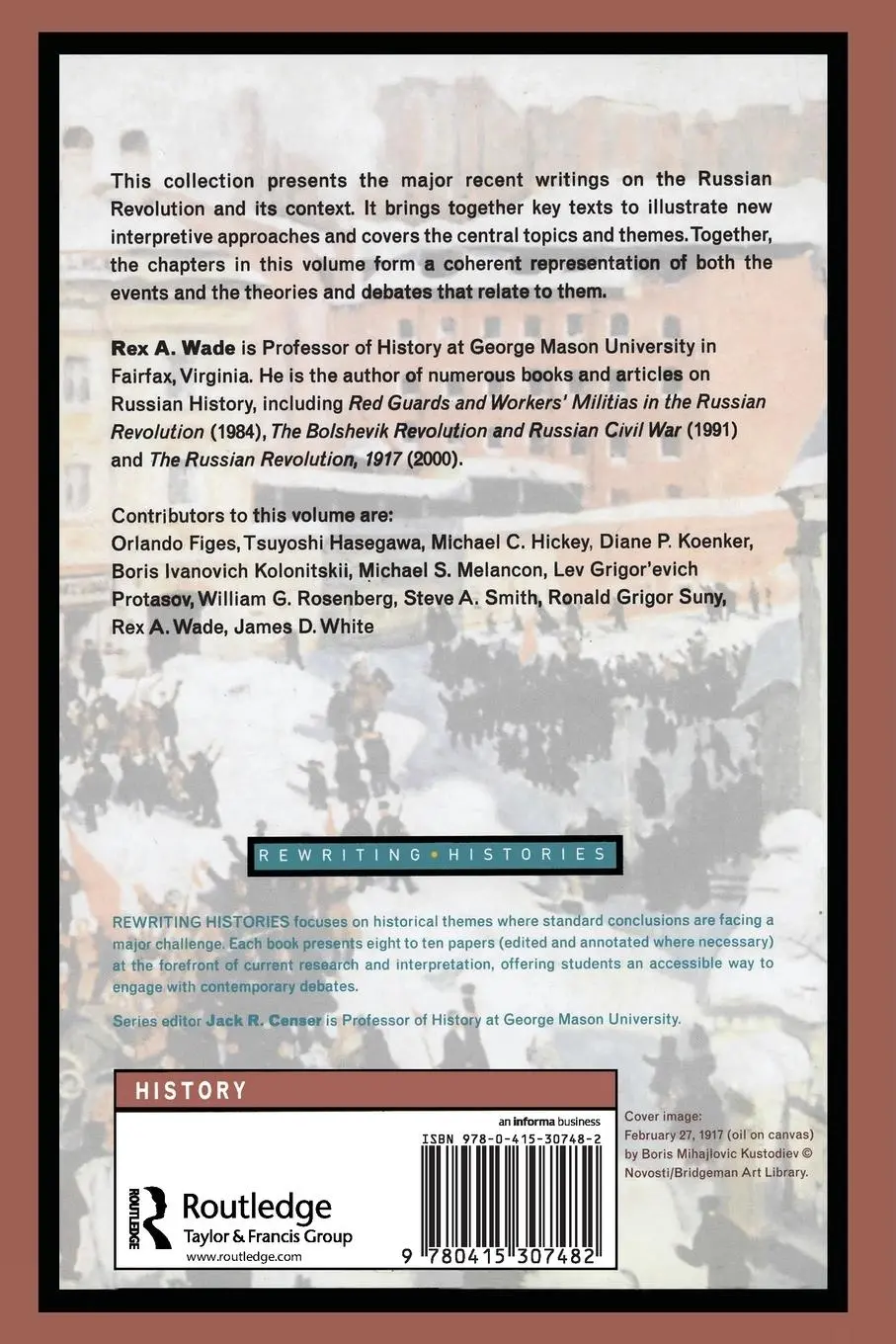 Rückseite: 9780415307482 | Revolutionary Russia | Rex A. Wade | Taschenbuch | Englisch | 2004