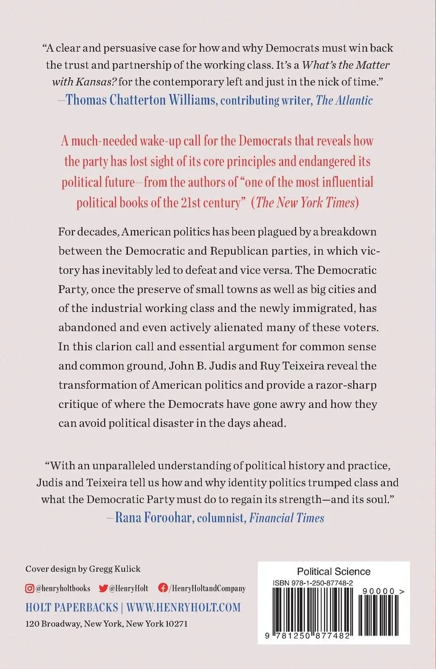 Rückseite: 9781250877482 | Where Have All the Democrats Gone? | Ruy Teixeira | Taschenbuch | 2024