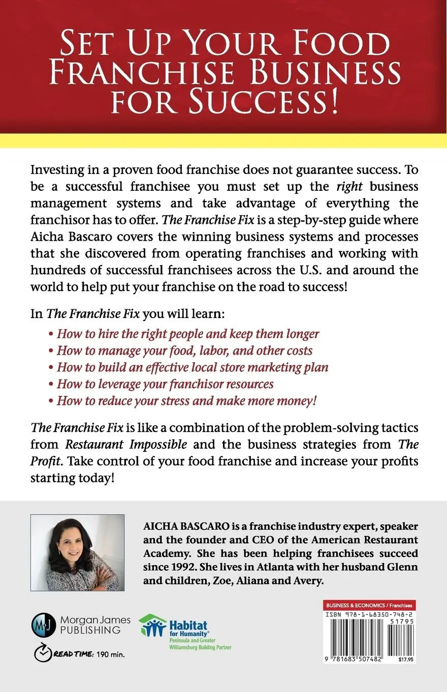 Rückseite: 9781683507482 | The Franchise Fix | Aicha Bascaro | Taschenbuch | Englisch | 2018