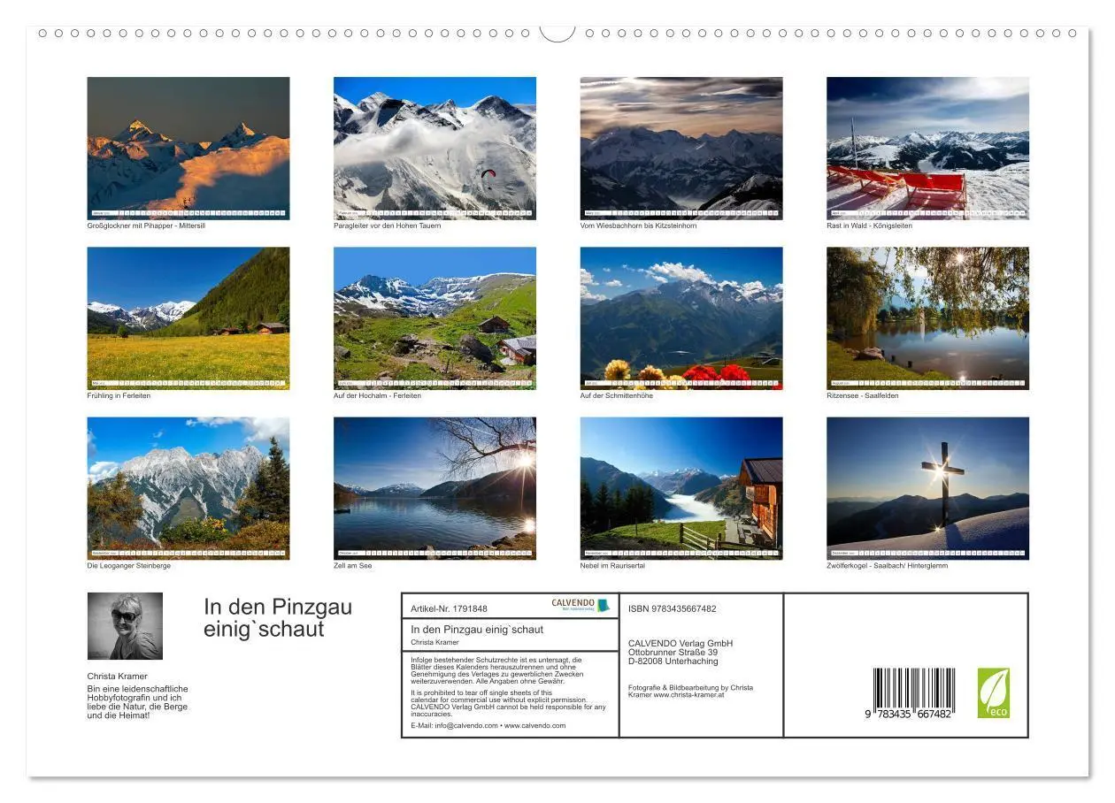 Bild: 9783435667482 | In den Pinzgau einig`schaut (hochwertiger Premium Wandkalender 2025...