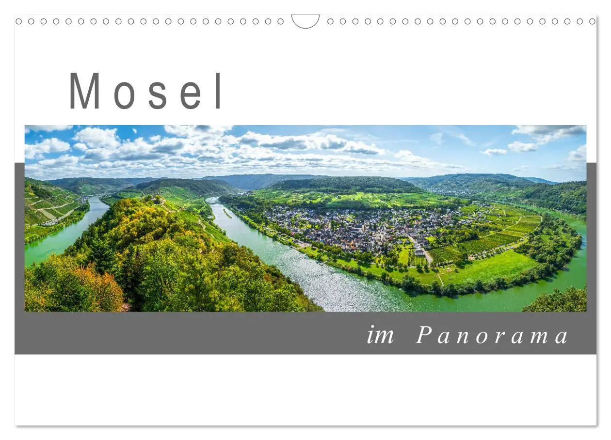 Cover: 9783457757482 | Mosel im Panorama (Wandkalender 2026 DIN A3 quer), CALVENDO...