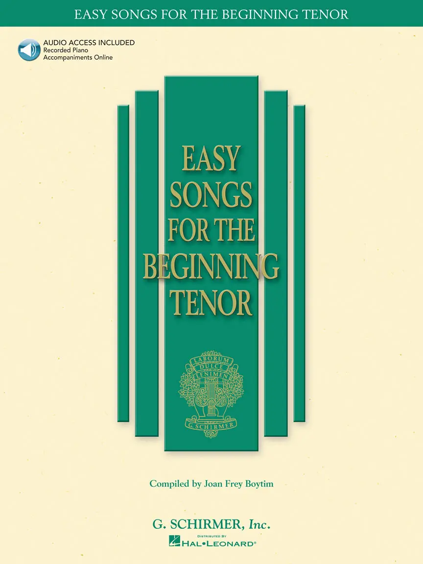 Cover: 73999837582 | Easy Songs for Beginning Singers - Tenor Book/Online Audio | Boytim