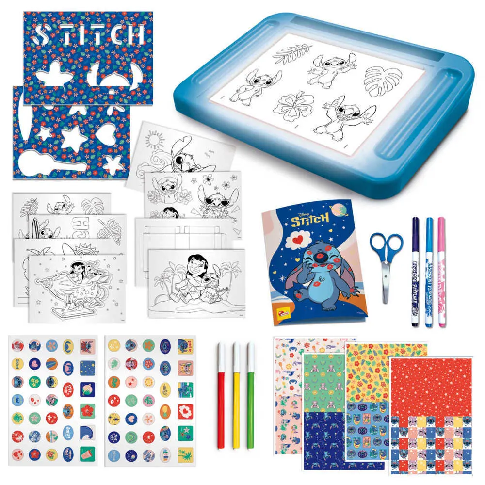 Bild: 8008324107582 | STITCH Zeichen Schule mit Licht | Kartonschachtel | 107582 | Deutsch