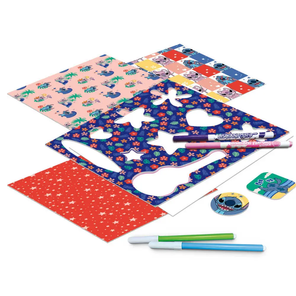 Bild: 8008324107582 | STITCH Zeichen Schule mit Licht | Kartonschachtel | 107582 | Deutsch