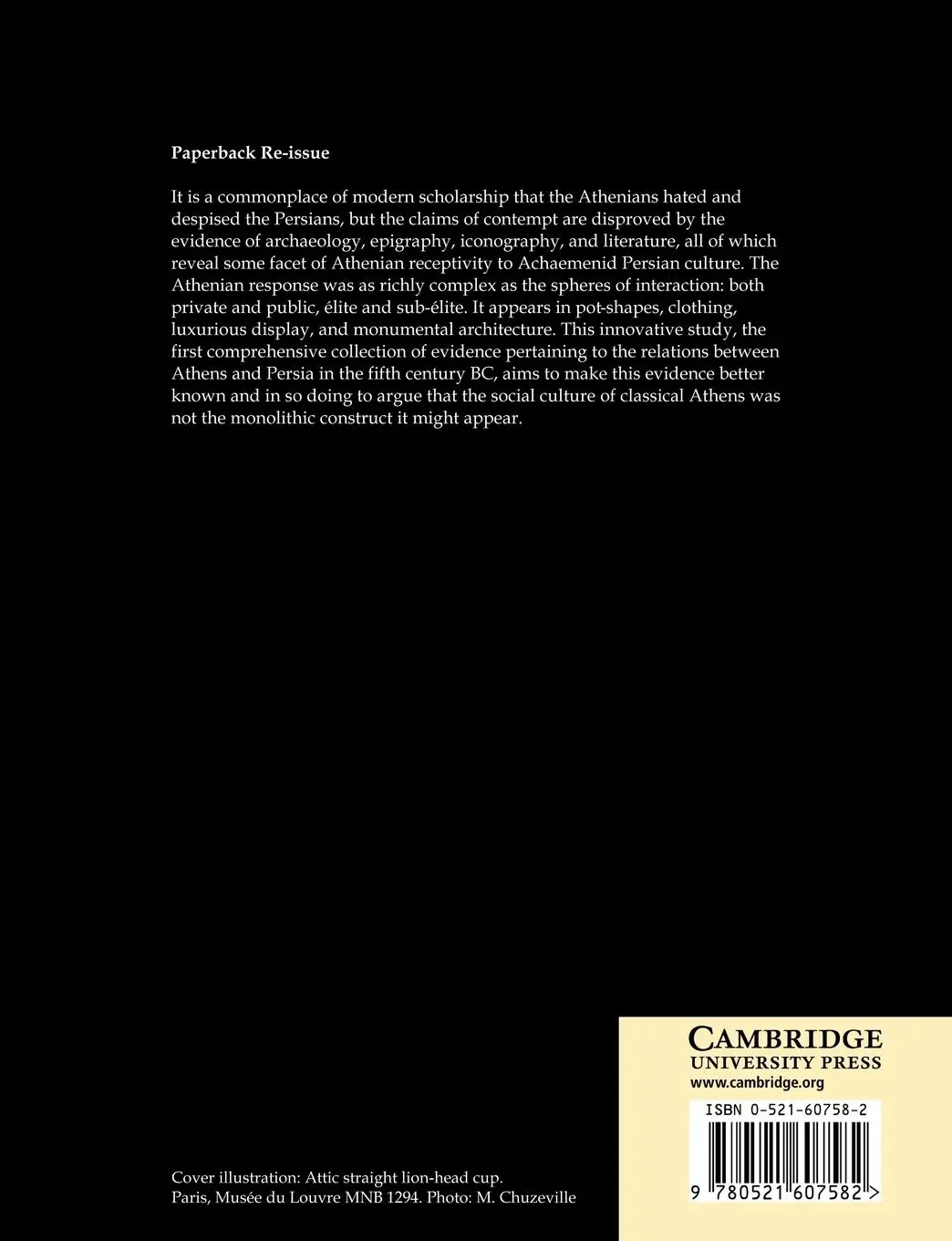 Rückseite: 9780521607582 | Athens and Persia in the Fifth Century BC | Margaret C. Miller (u. a.)