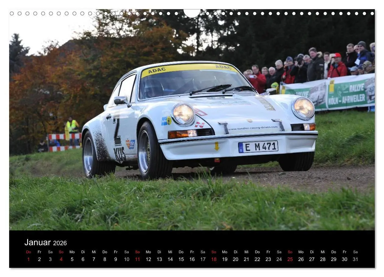 Bild: 9783516077582 | Bergrennen und Rallye im Porsche (Wandkalender 2026 DIN A3 quer),...
