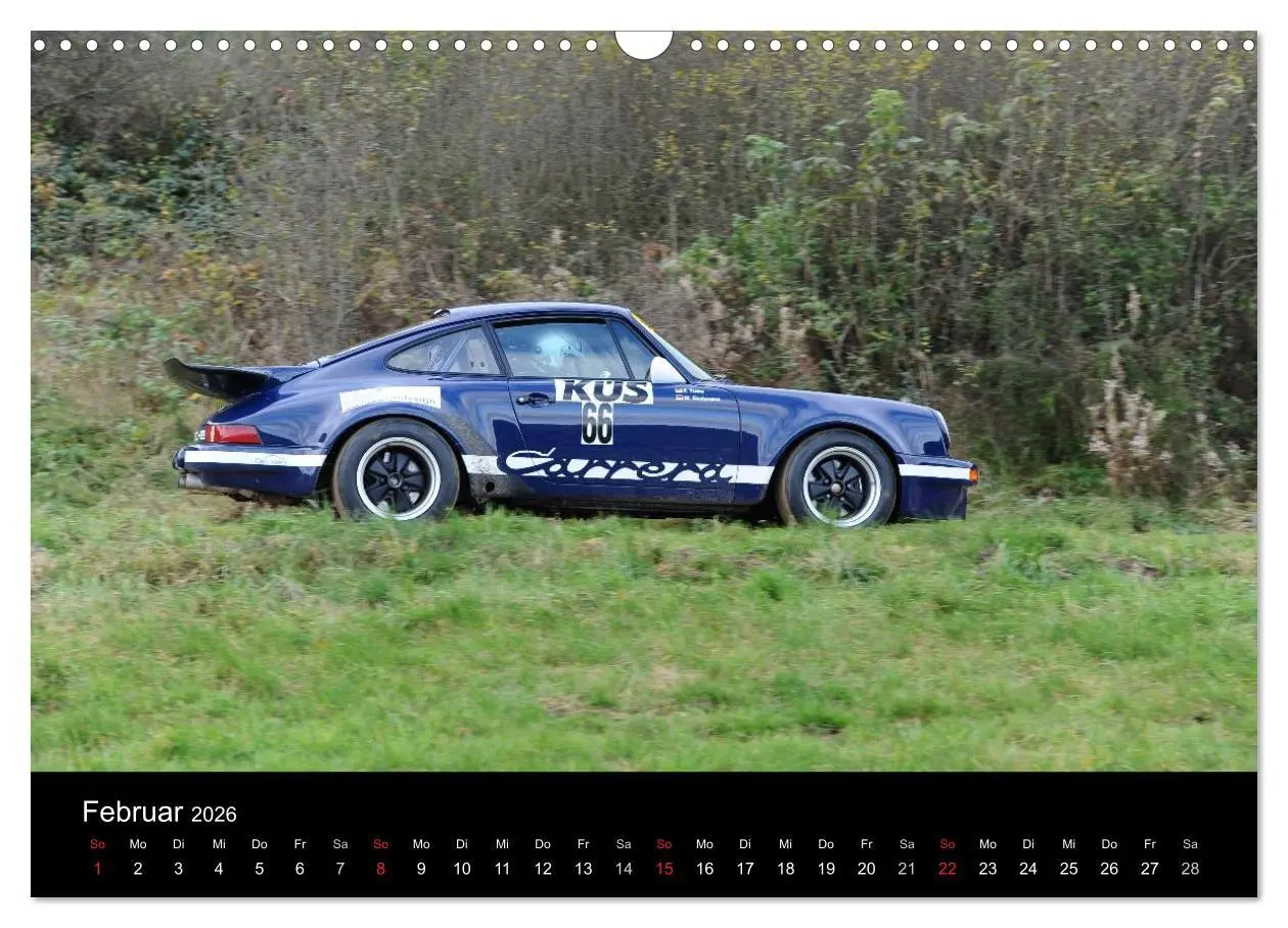 Bild: 9783516077582 | Bergrennen und Rallye im Porsche (Wandkalender 2026 DIN A3 quer),...