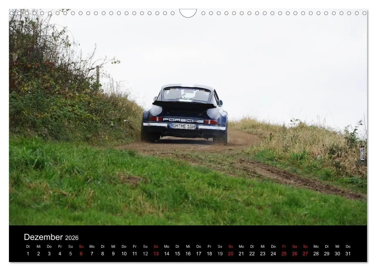 Bild: 9783516077582 | Bergrennen und Rallye im Porsche (Wandkalender 2026 DIN A3 quer),...