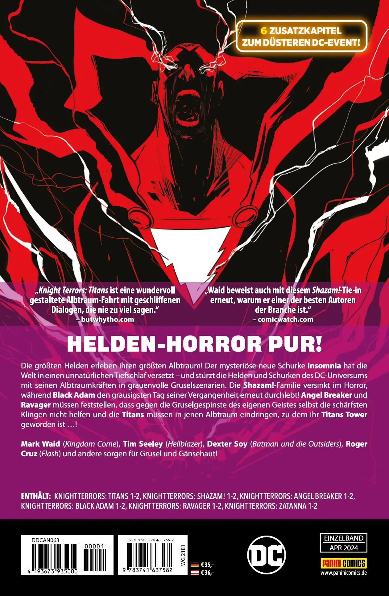 Rückseite: 9783741637582 | Knight Terrors Megaband | Jeremy Haun (u. a.) | Taschenbuch | 300 S.