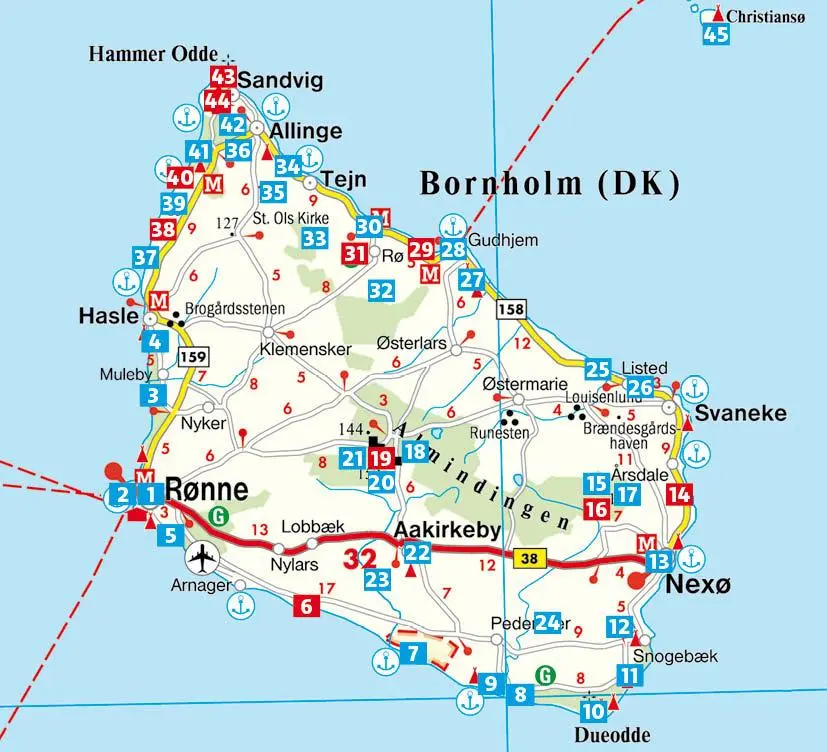Bild: 9783763347582 | Bornholm | Die östlichste Insel Dänemarks. 45 Touren mit GPS-Tracks