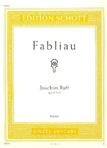 Cover: 9790001087582 | Fabliau 2 Opus 75 | Joseph-Joachim Raff | Buch | Schott Music