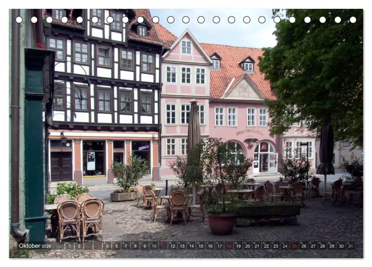 Bild: 9783516137682 | Malerisches Quedlinburg (Tischkalender 2026 DIN A5 quer), CALVENDO...