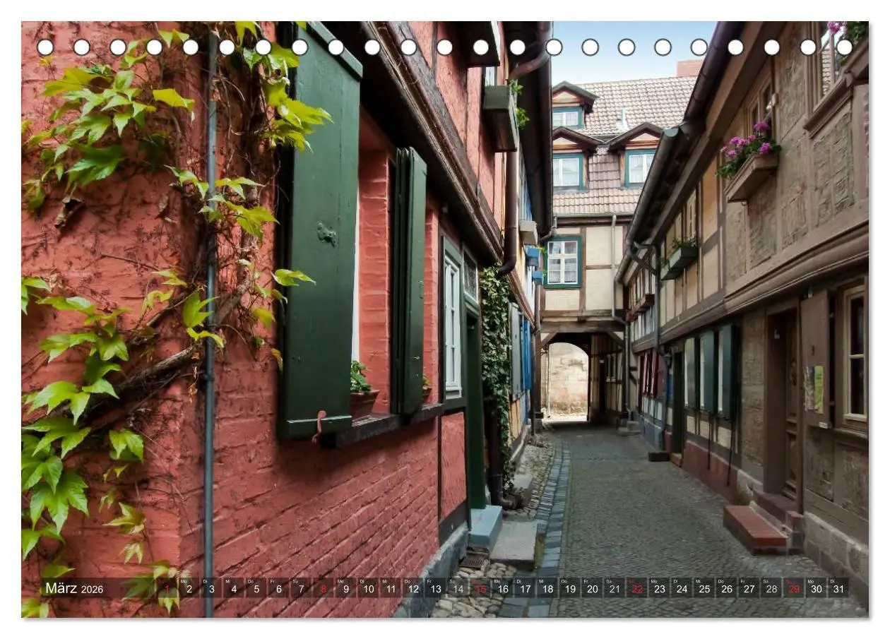 Bild: 9783516137682 | Malerisches Quedlinburg (Tischkalender 2026 DIN A5 quer), CALVENDO...
