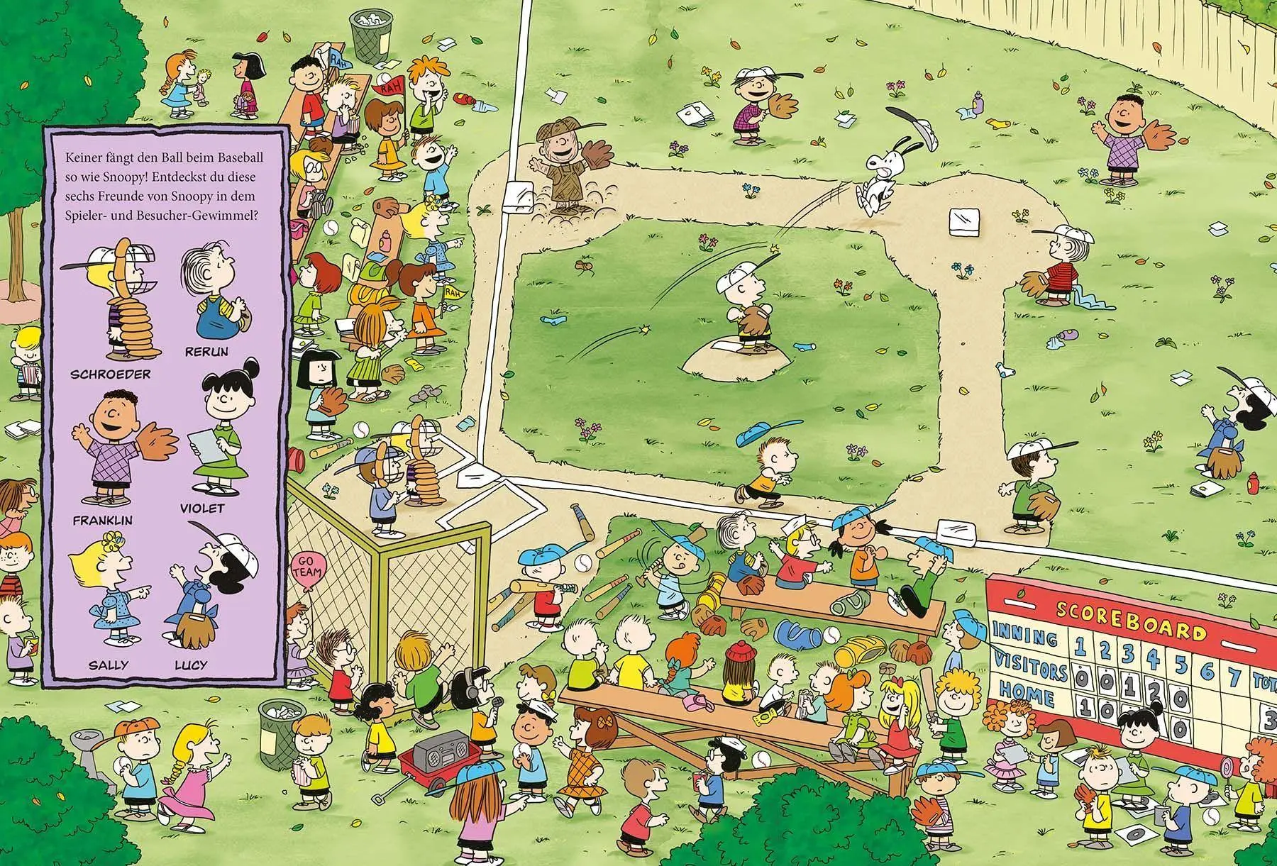 Bild: 9783833247682 | Peanuts: Wimmelbuch - Entdecke die Welt der Peanuts! | Wimmelbuch