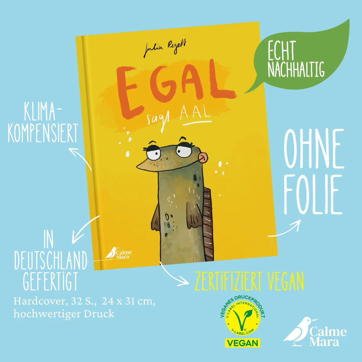 Bild: 9783948877682 | Egal, sagt Aal | Julia Regett | Buch | 32 S. | Deutsch | 2025
