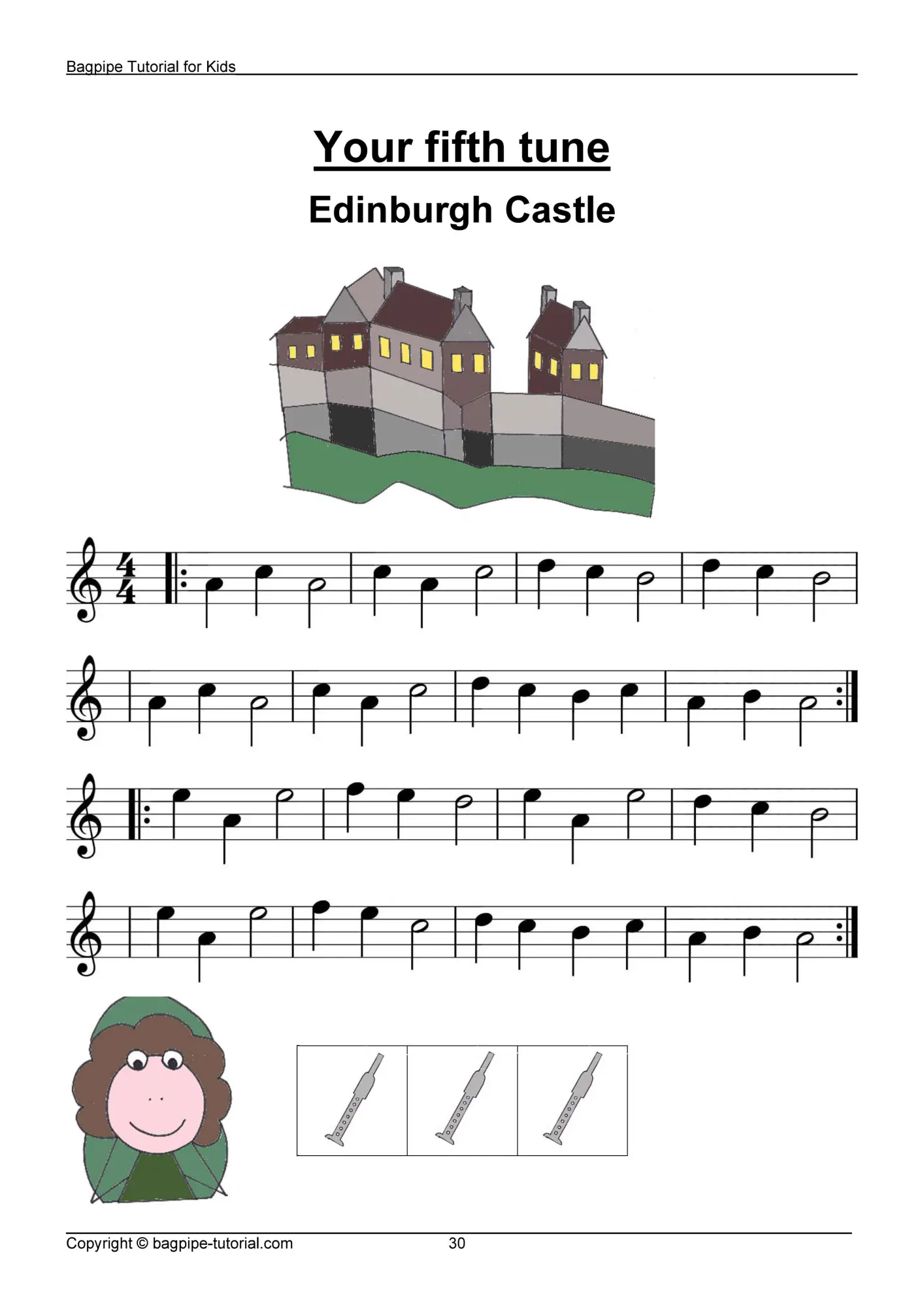Bild: 9783981997682 | Bagpipe Tutorial for Kids and Adults | Klinger Susy | Taschenbuch