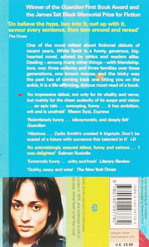 Rückseite: 9780140297782 | White Teeth | Zadie Smith | Taschenbuch | 542 S. | Englisch | 2000