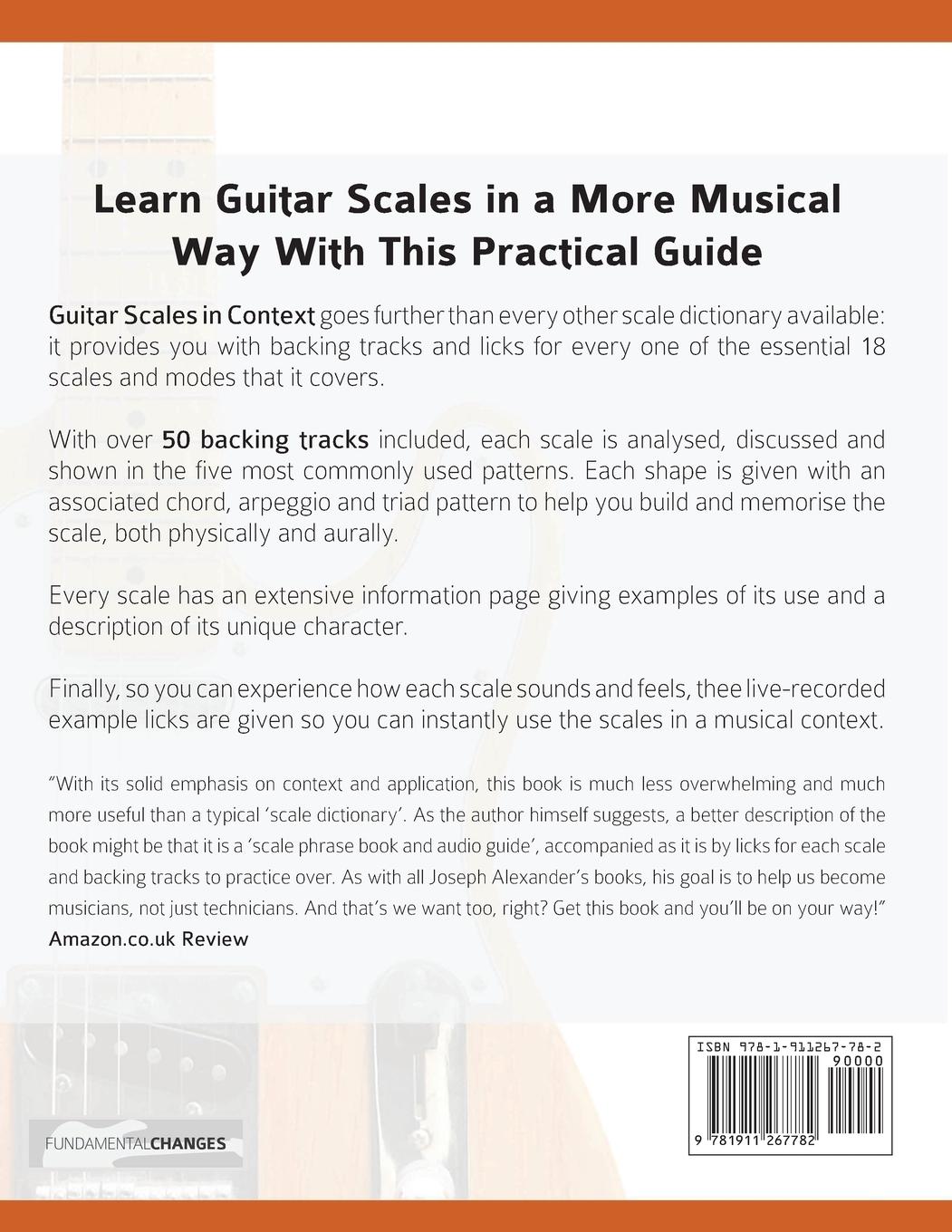 Rückseite: 9781911267782 | Guitar Scales in Context | Joseph Alexander | Taschenbuch | Englisch