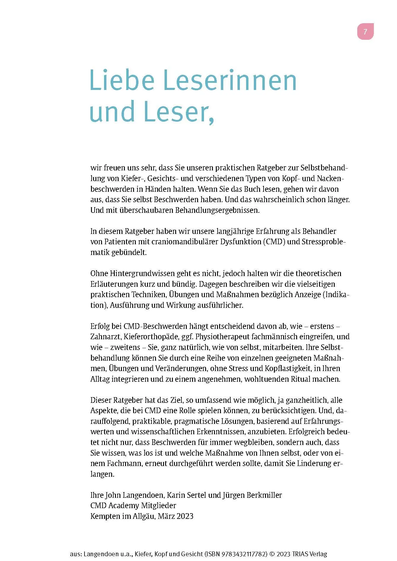 Bild: 9783432117782 | Kiefer, Kopf und Gesicht | John Langendoen-Sertel (u. a.) | Buch