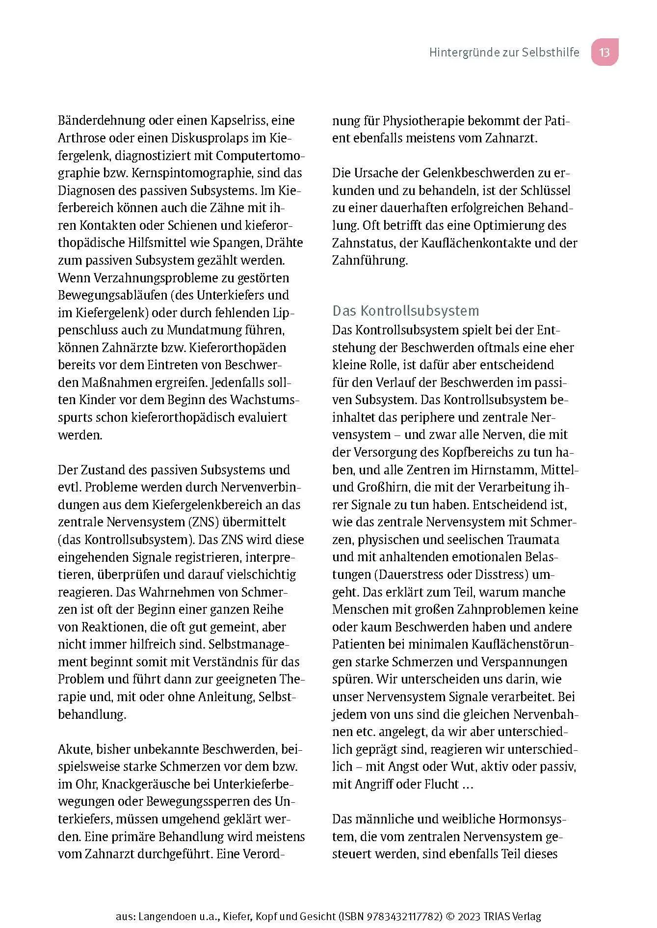 Bild: 9783432117782 | Kiefer, Kopf und Gesicht | John Langendoen-Sertel (u. a.) | Buch