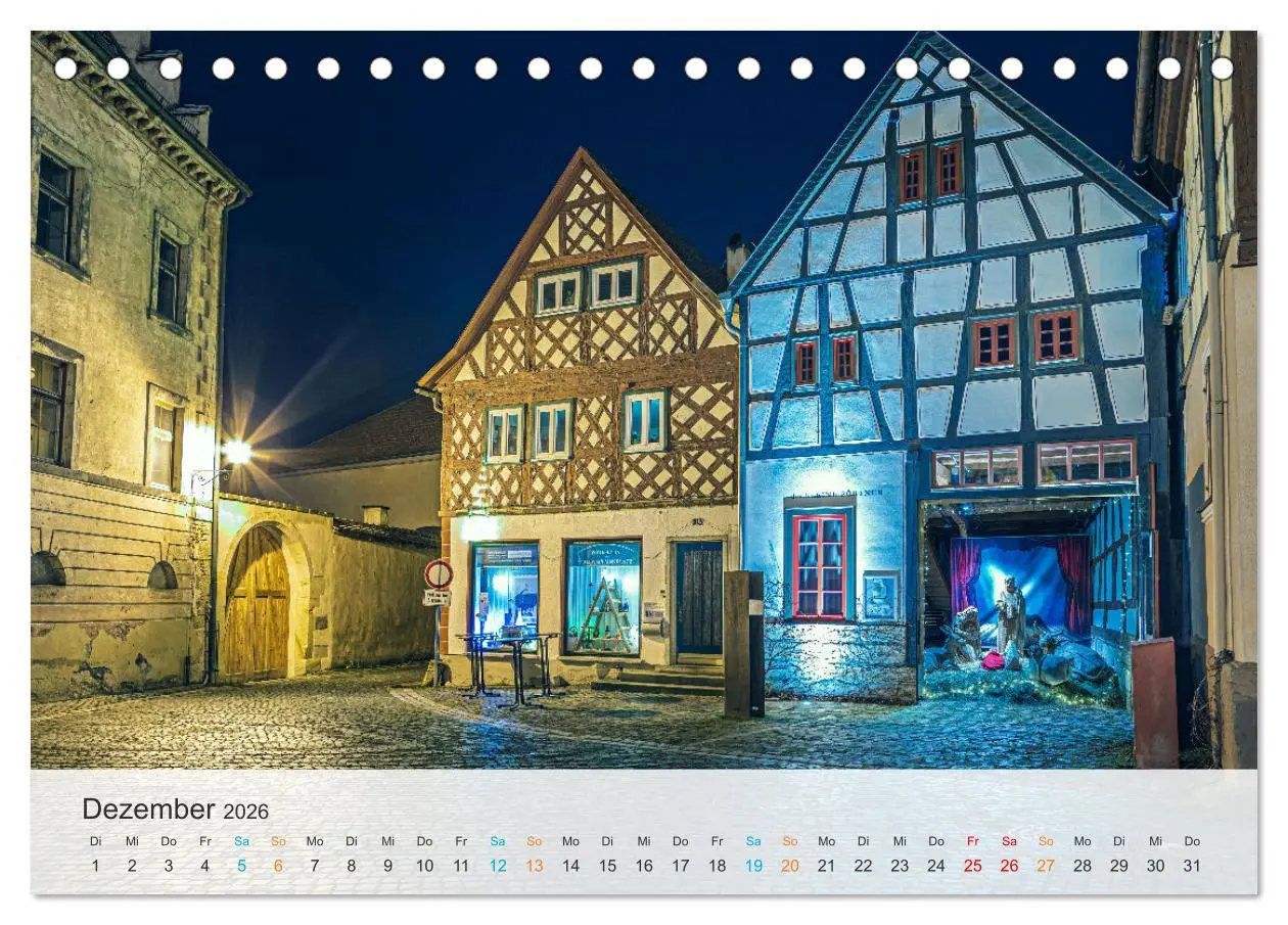 Bild: 9783457587782 | Seßlach - Kleinod des Coburger Landes (Tischkalender 2026 DIN A5...