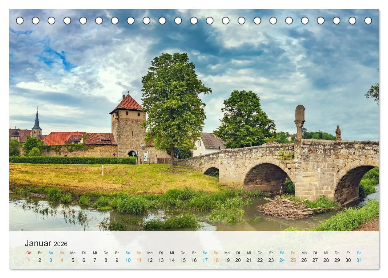 Bild: 9783457587782 | Seßlach - Kleinod des Coburger Landes (Tischkalender 2026 DIN A5...