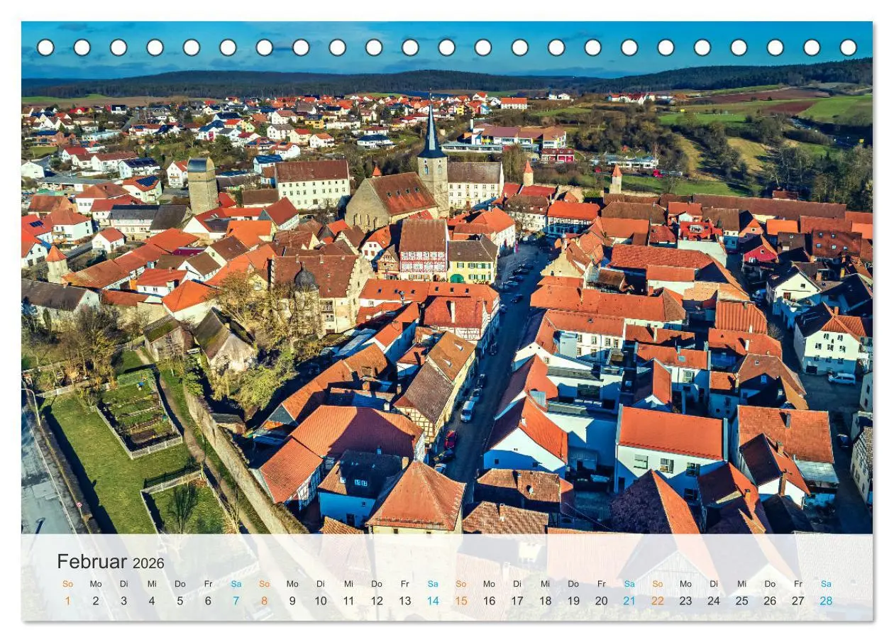 Bild: 9783457587782 | Seßlach - Kleinod des Coburger Landes (Tischkalender 2026 DIN A5...