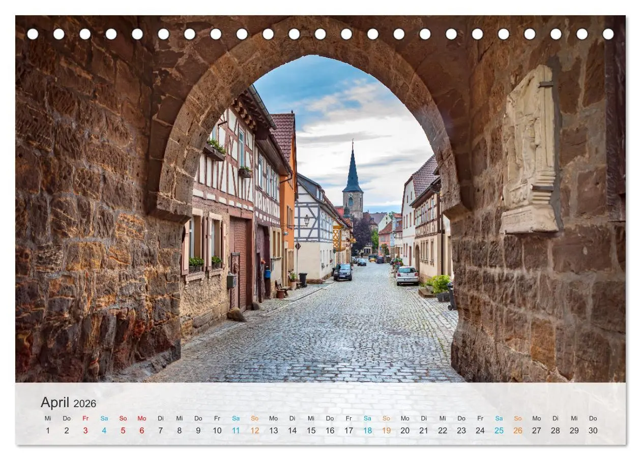 Bild: 9783457587782 | Seßlach - Kleinod des Coburger Landes (Tischkalender 2026 DIN A5...