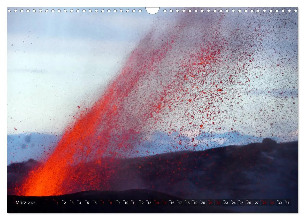 Bild: 9783457897782 | Vulkane - Magma, Lava, Eruptionen (Wandkalender 2026 DIN A3 quer),...