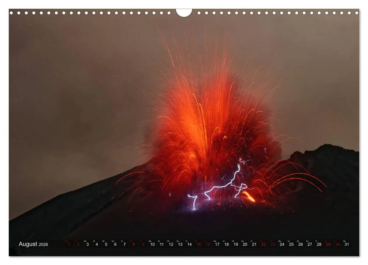 Bild: 9783457897782 | Vulkane - Magma, Lava, Eruptionen (Wandkalender 2026 DIN A3 quer),...