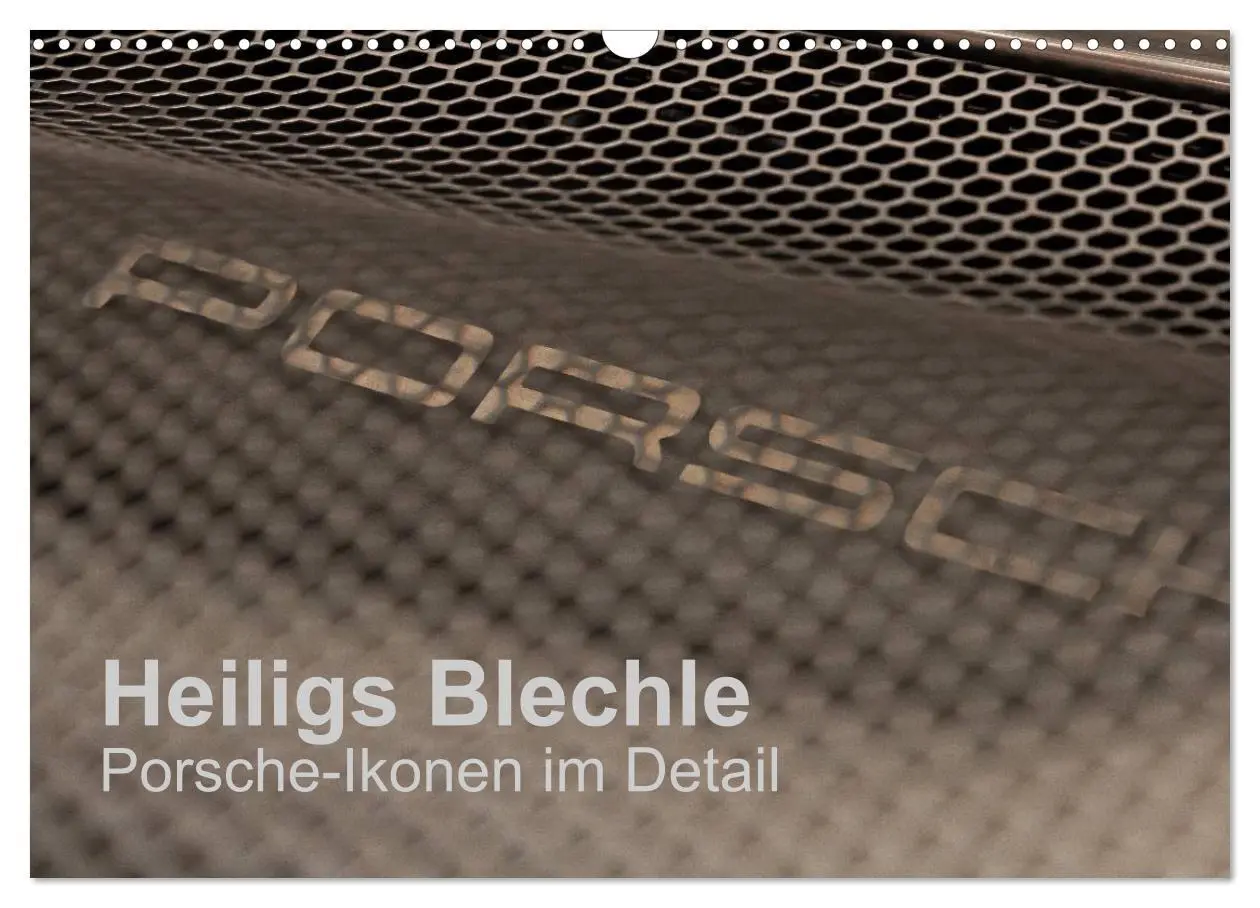 Cover: 9783516057782 | Heiligs Blechle - Porsche-Ikonen im Detail (Wandkalender 2026 DIN...