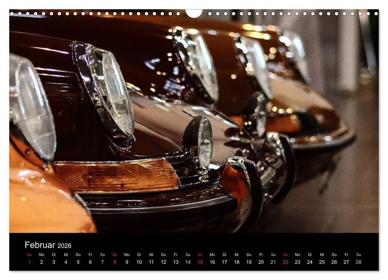 Bild: 9783516057782 | Heiligs Blechle - Porsche-Ikonen im Detail (Wandkalender 2026 DIN...