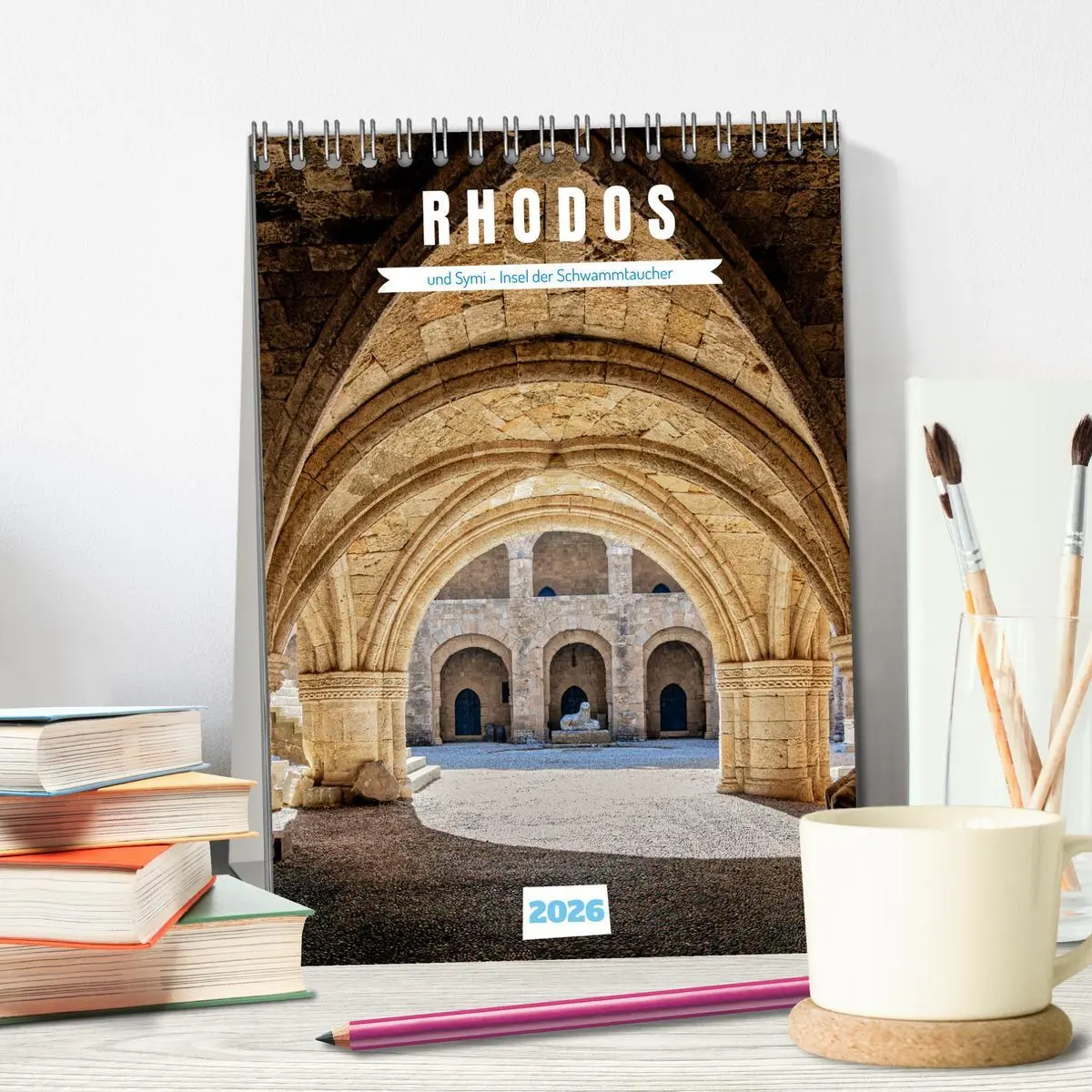 Bild: 9783516297782 | Rhodos und Symi, Insel der Schwammtaucher (Tischkalender 2026 DIN...