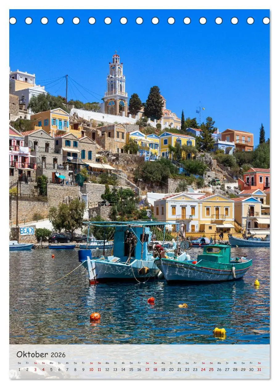 Bild: 9783516297782 | Rhodos und Symi, Insel der Schwammtaucher (Tischkalender 2026 DIN...