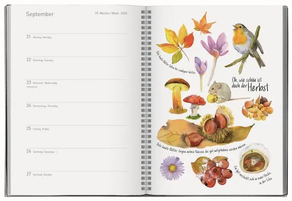 Bild: 9783731887782 | Terminplaner NaturLiebe 2026 | Korsch Verlag | Taschenbuch | 128 S.