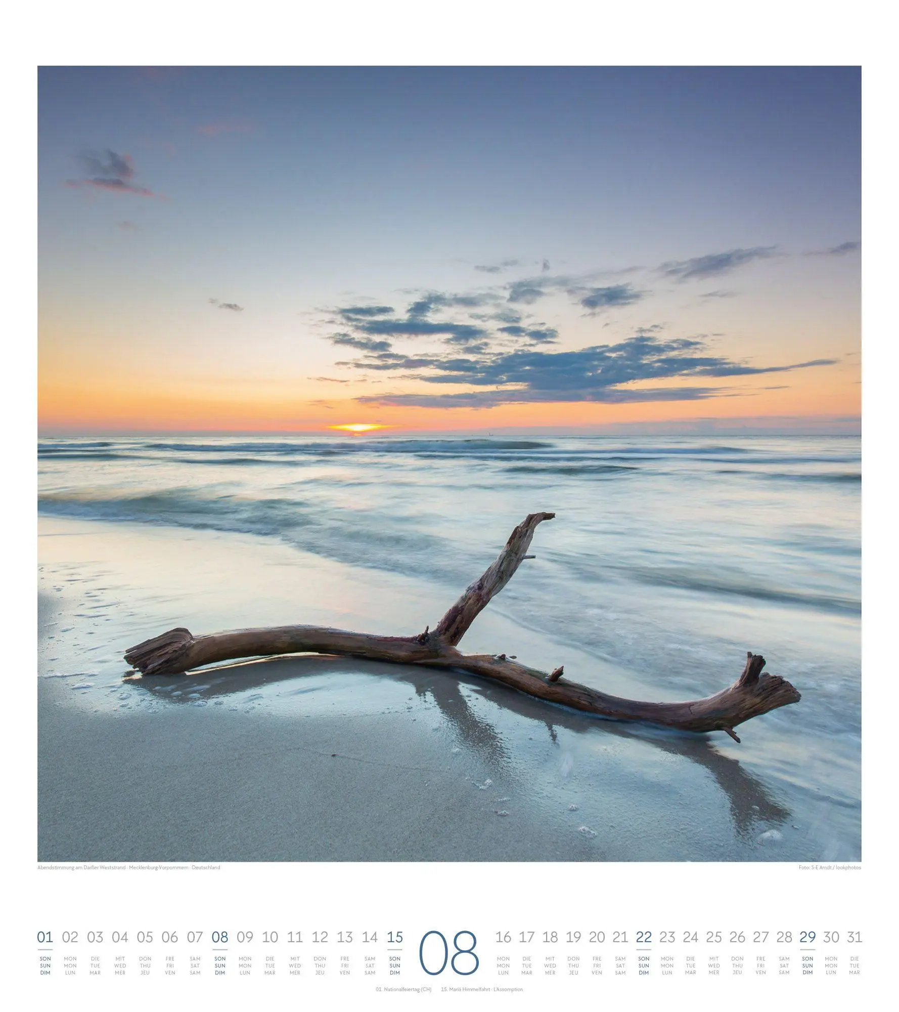 Bild: 9783838427782 | Meeresstille Kalender 2027 | Ackermann Kunstverlag GmbH | Kalender