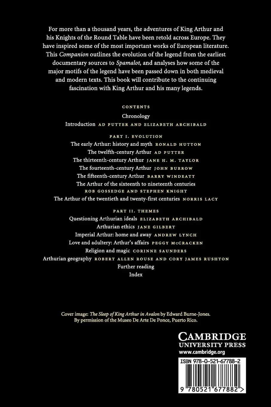Rückseite: 9780521677882 | The Cambridge Companion to the Arthurian Legend | Archibald (u. a.)