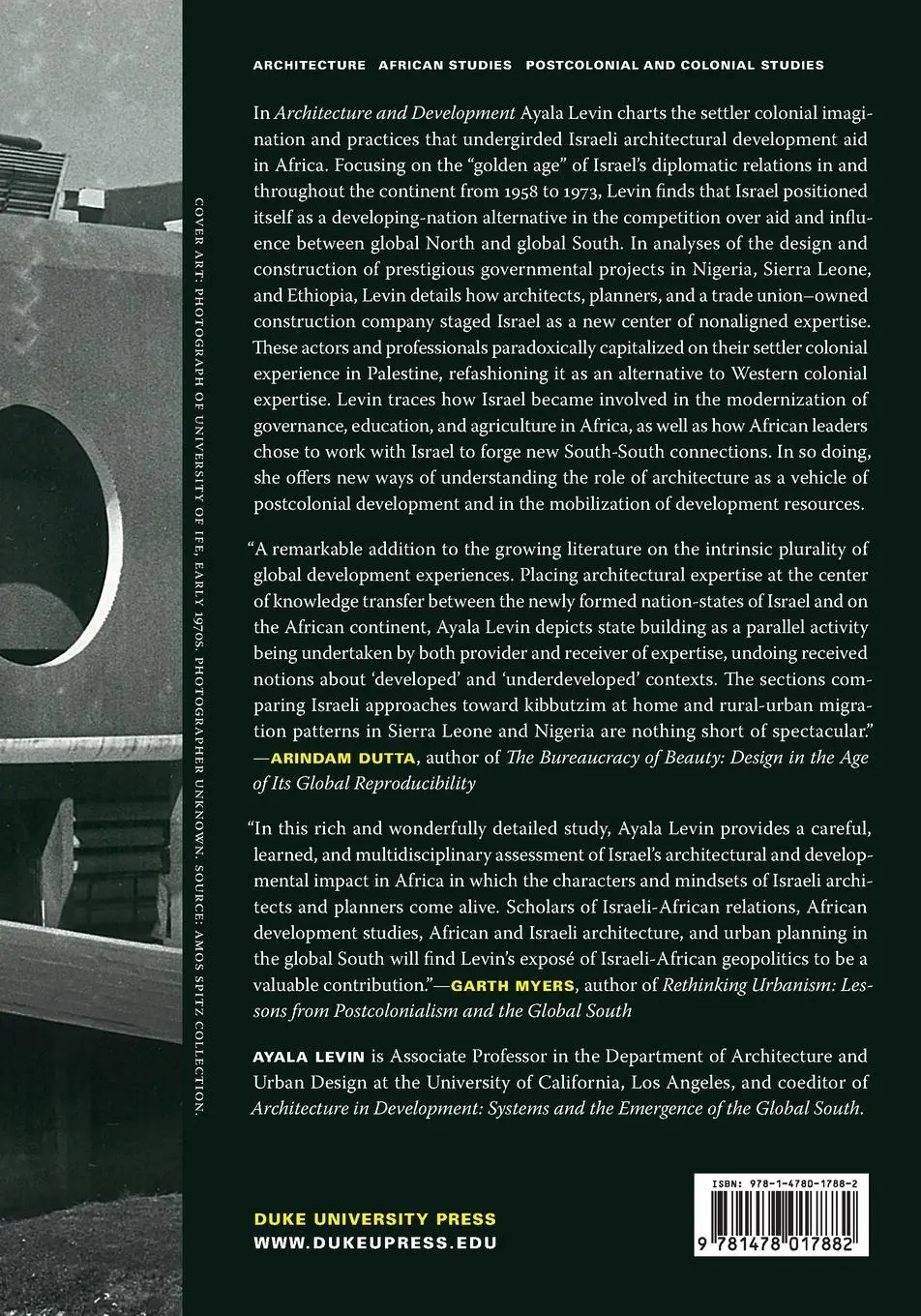 Rückseite: 9781478017882 | Architecture and Development | Ayala Levin | Taschenbuch | Englisch