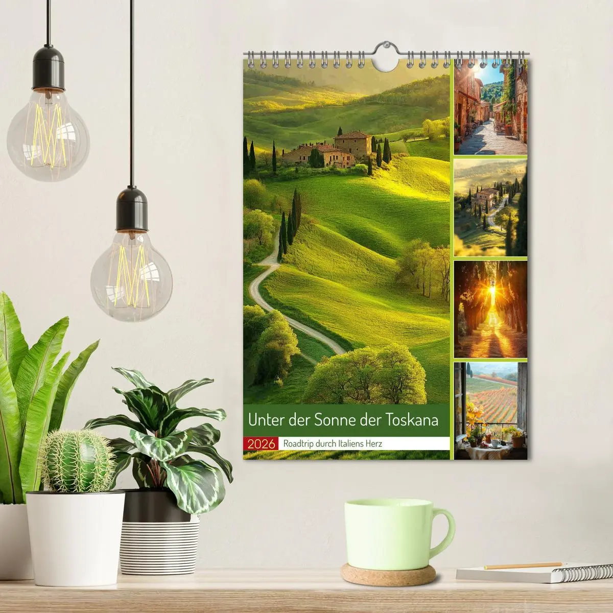 Bild: 9783457267882 | Unter der Sonne der Toskana (Wandkalender 2026 DIN A4 hoch),...