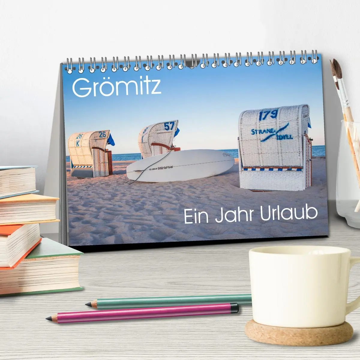 Bild: 9783516117882 | Grömitz - Ein Jahr Urlaub (Tischkalender 2026 DIN A5 quer),...