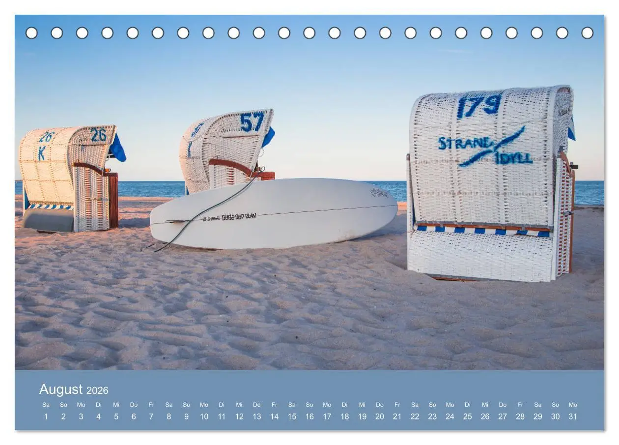 Bild: 9783516117882 | Grömitz - Ein Jahr Urlaub (Tischkalender 2026 DIN A5 quer),...