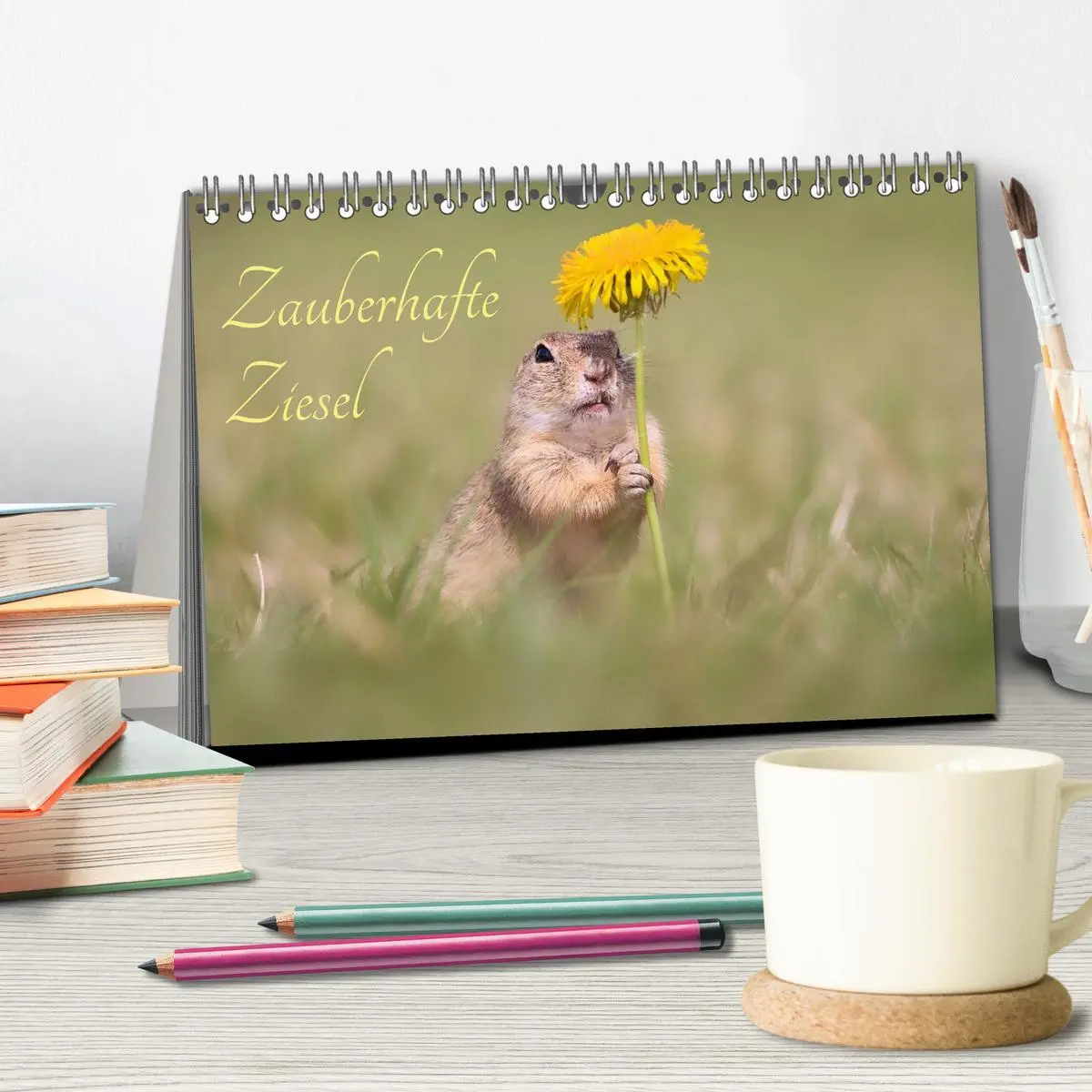 Bild: 9783516597882 | Zauberhafte Ziesel (Tischkalender 2026 DIN A5 quer), CALVENDO...