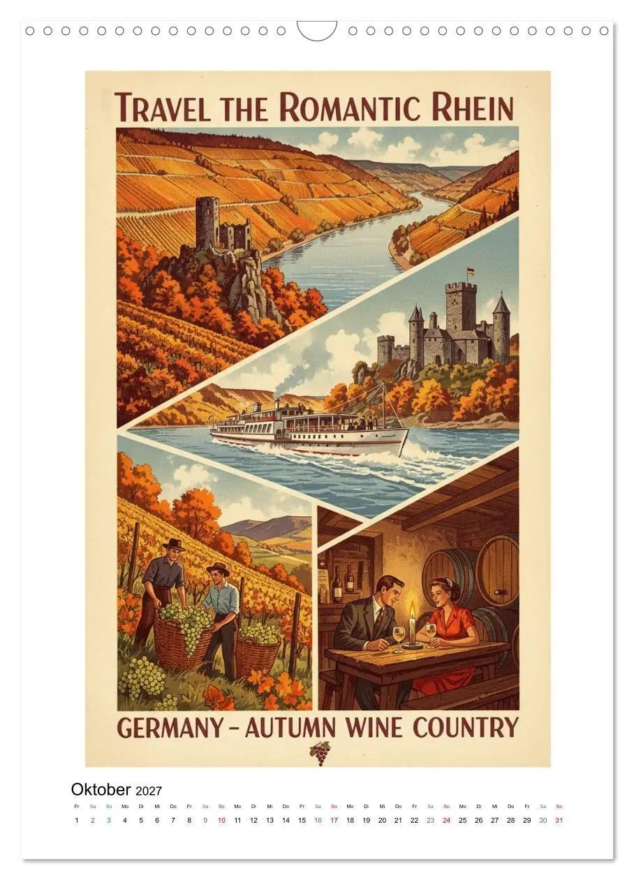 Bild: 9783516807882 | Sehnsucht Deutschland - Die Mid-Century Collection (Wandkalender...