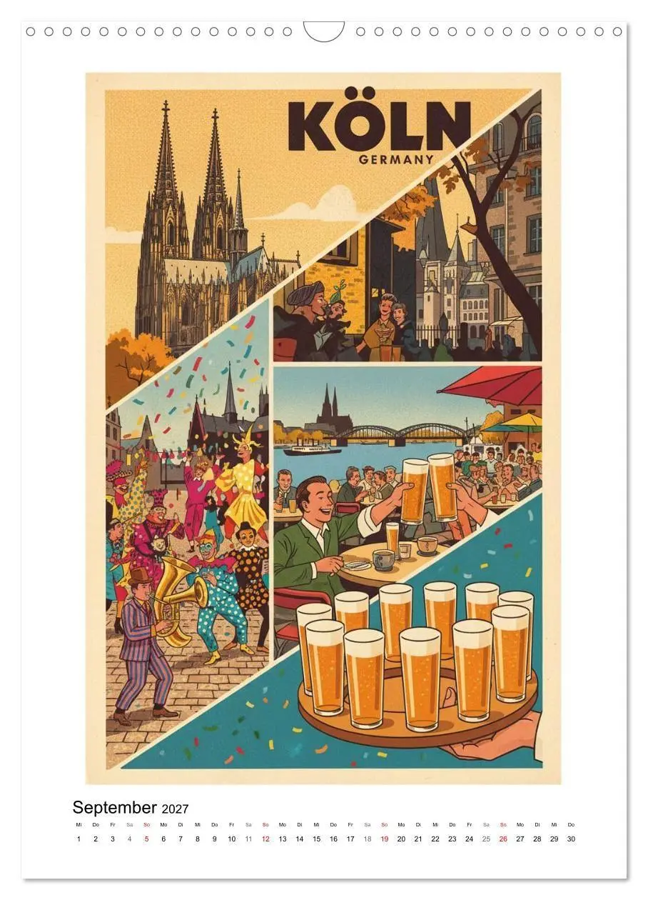 Bild: 9783516807882 | Sehnsucht Deutschland - Die Mid-Century Collection (Wandkalender...