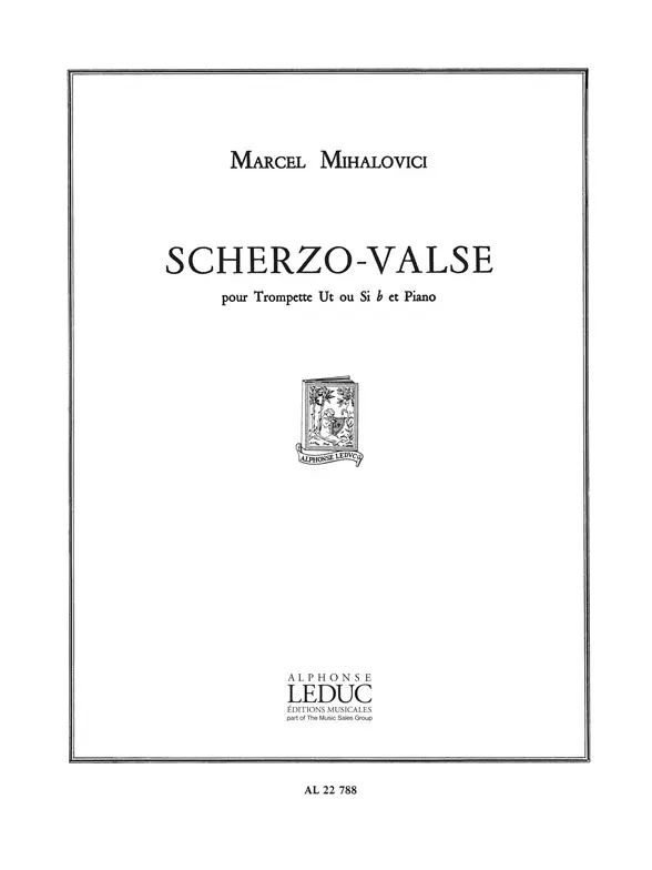 Cover: 9790046227882 | Scherzo-Valse | Marcel Mihalovici | Buch | Alphonse Leduc