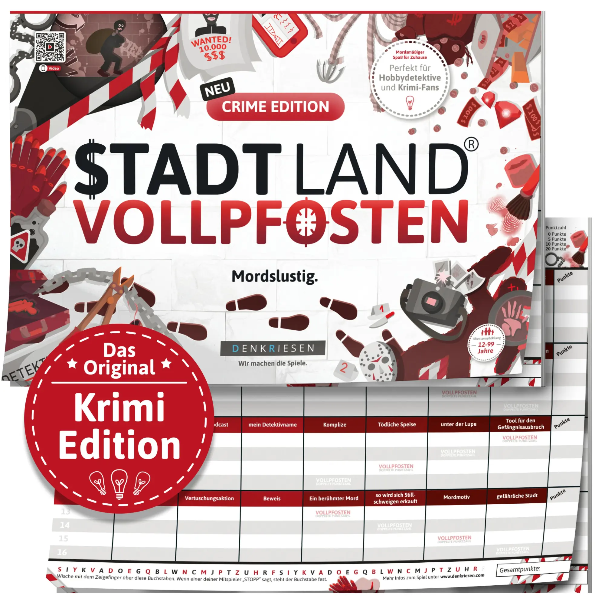Cover: 4260528097982 | DENKRIESEN - STADT LAND VOLLPFOSTEN® - CRIME EDITION "Mordslustig."...
