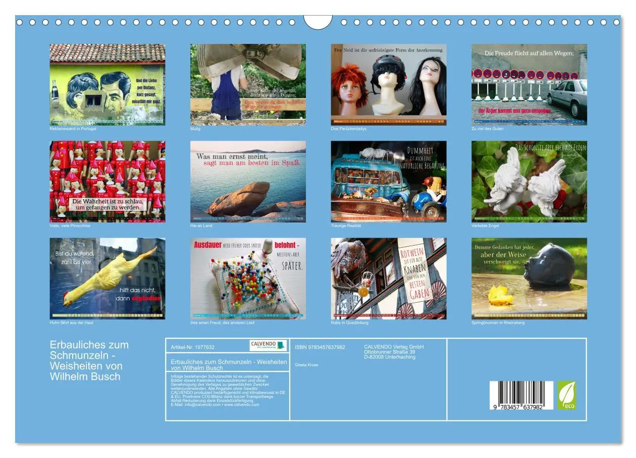 Bild: 9783457637982 | Erbauliches zum Schmunzeln - Weisheiten von Wilhelm Busch...