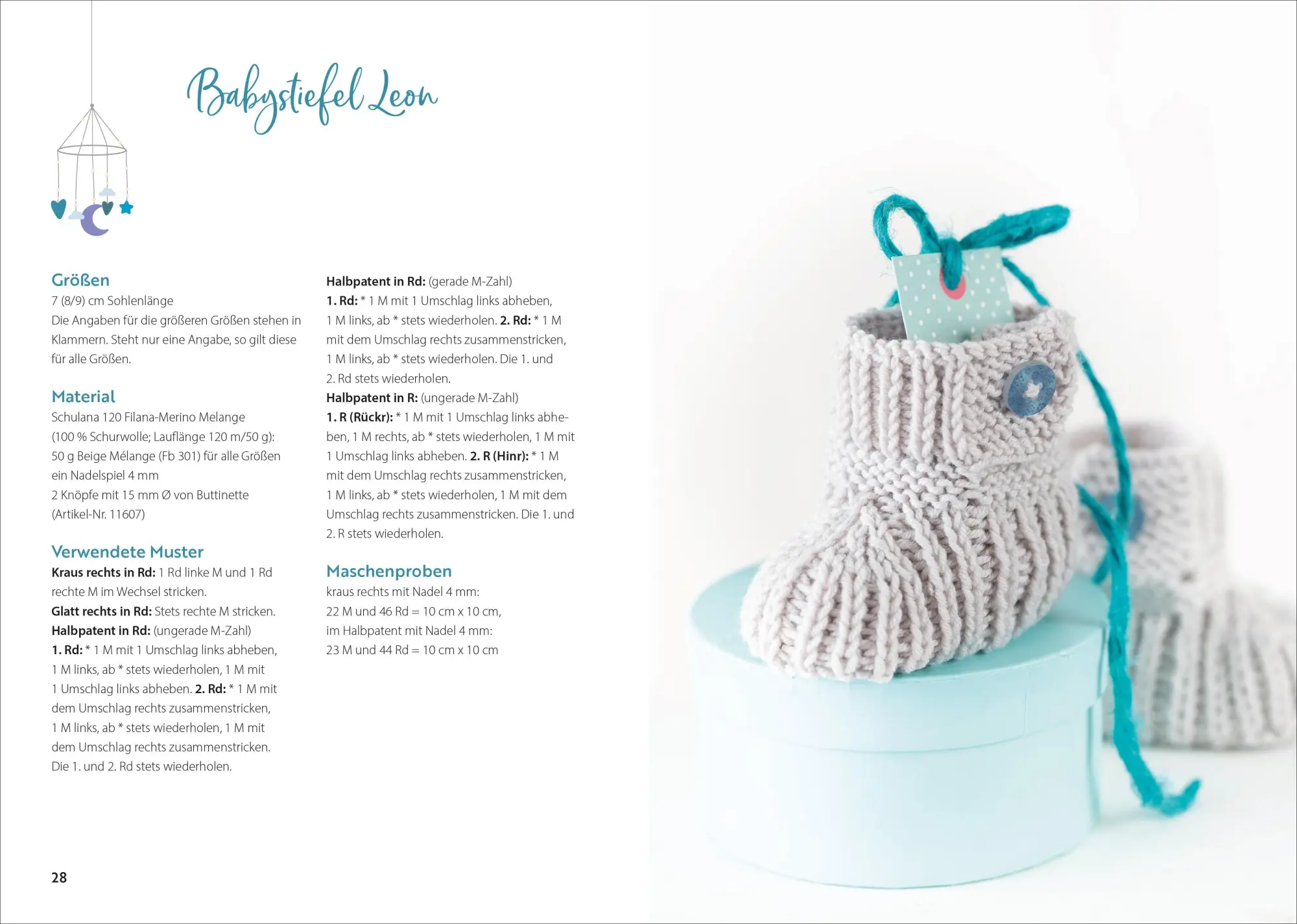 Bild: 9783841067982 | Süße Babyschühchen stricken | Von 0 bis 24 Monate | Babette Ulmer