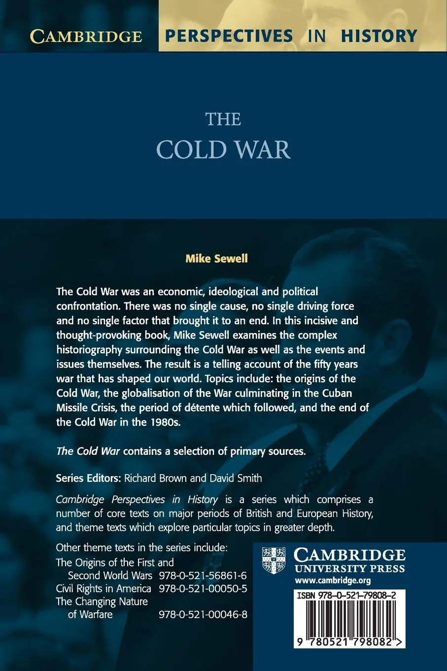 Rückseite: 9780521798082 | The Cold War | Mike Sewell | Taschenbuch | Englisch | 2002
