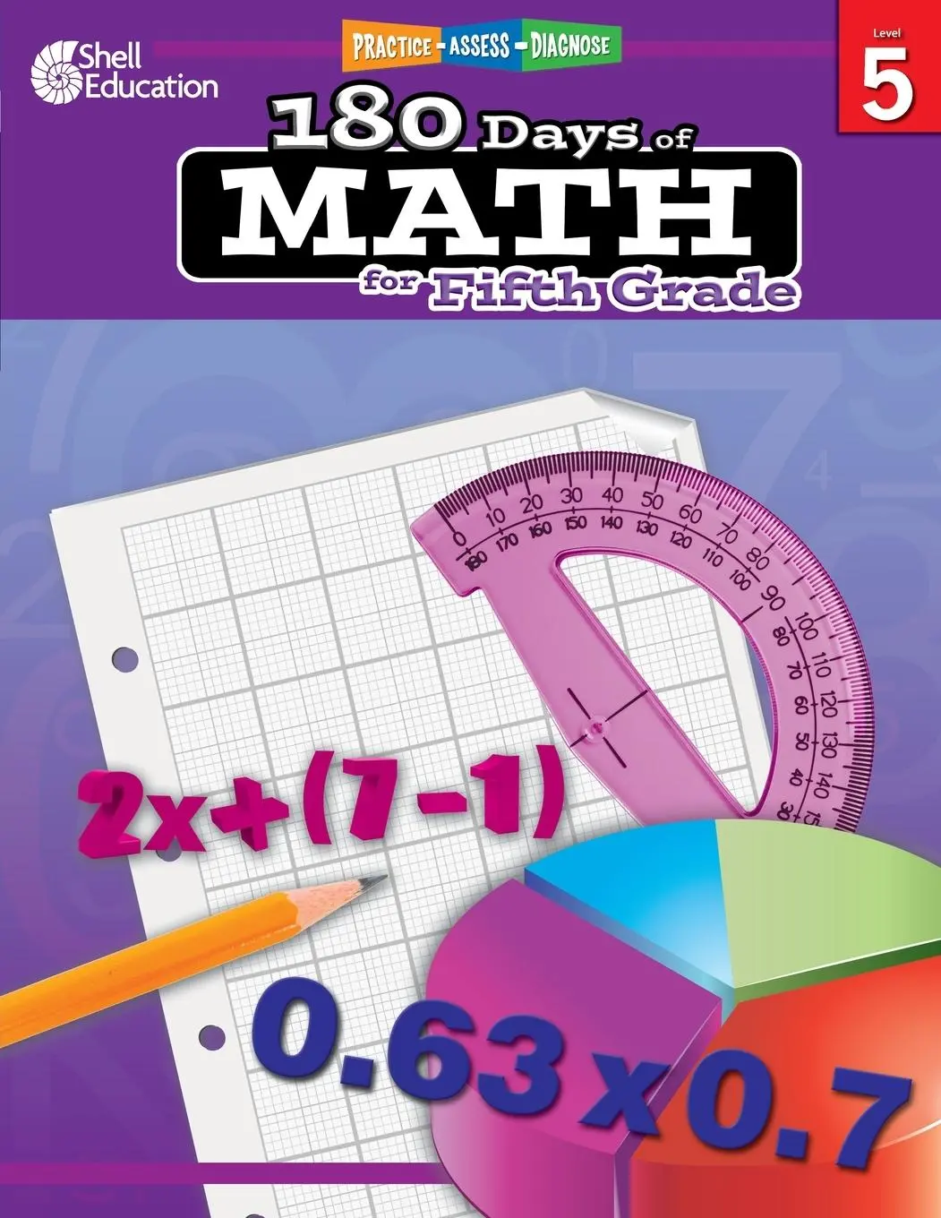 Cover: 9781425808082 | 180 Days of Math for Fifth Grade | Practice, Assess, Diagnose | Smith